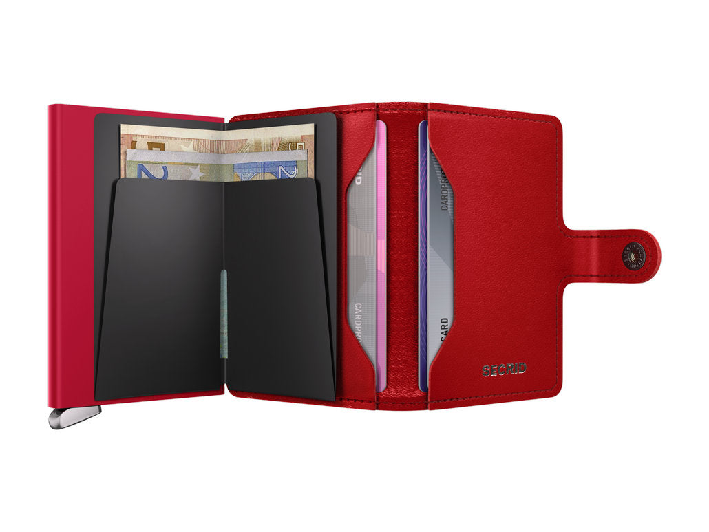 Unutrašnjost Secrid Emboss Diamond Miniwallet novčanika s RFID Cardprotectorom i prostorom za kartice