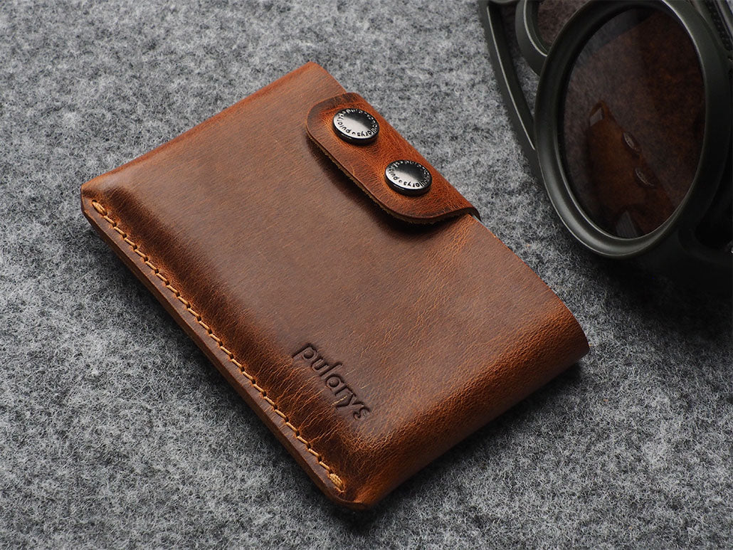 Pularys Vintage novčanik od Saddle kože – pretinci, RFID zaštita, blokirajuća kartica, retro dizajn