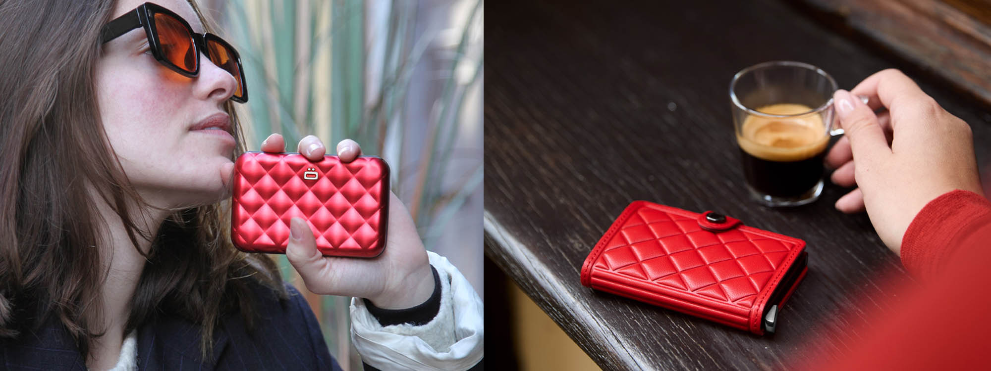 Ženski crveni novčanici – luksuzni modeli od kože i metala s RFID zaštitom