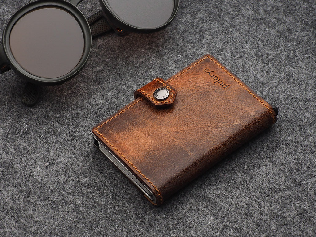 Pularys Easy Wallet - Vintage Saddle koža
