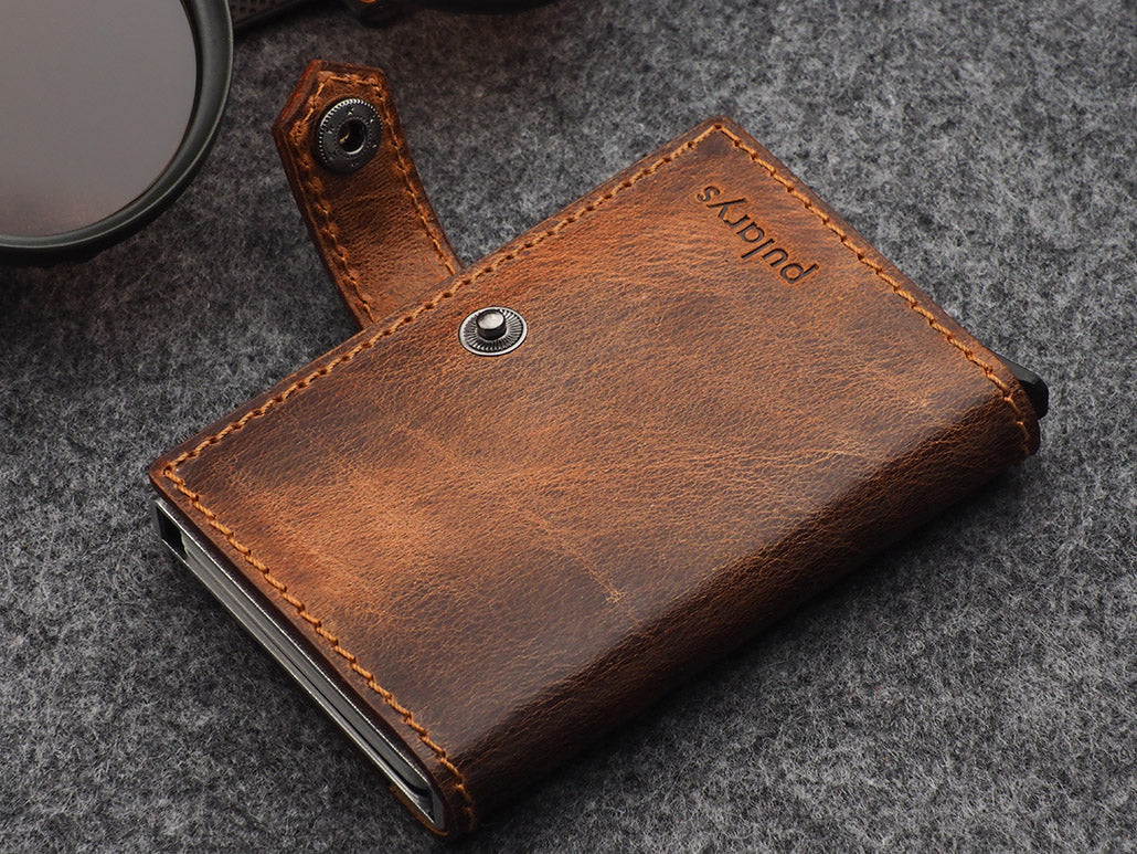 Pularys Easy Wallet - Vintage Saddle koža
