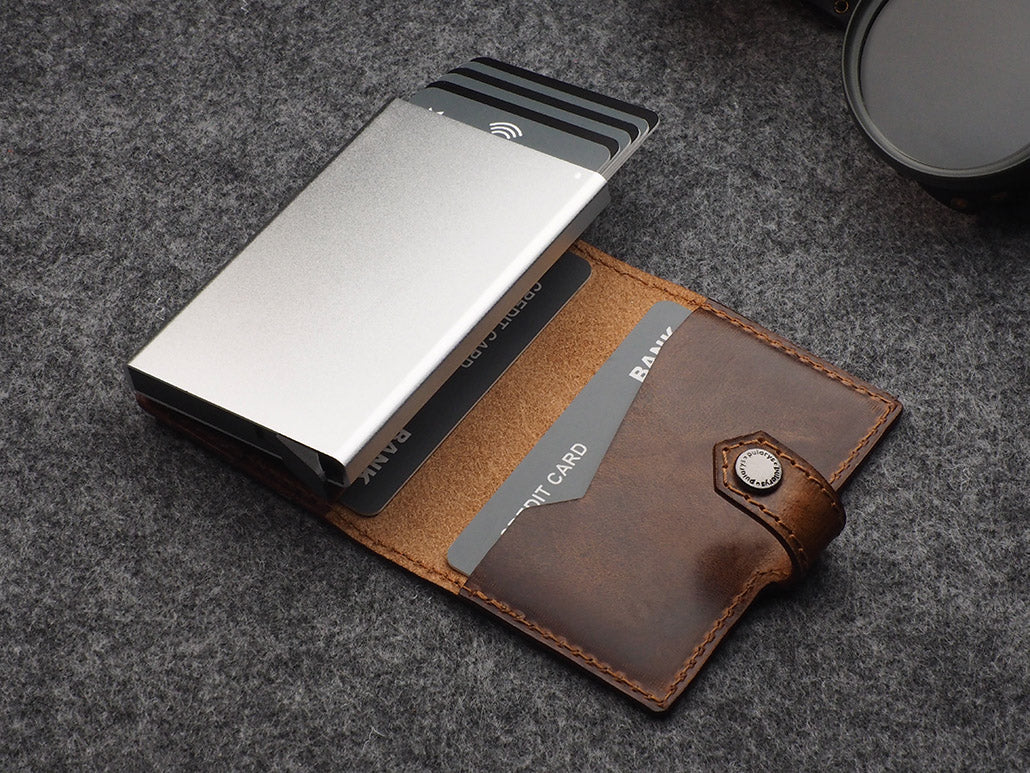 Pularys Easy Wallet - Vintage Saddle koža
