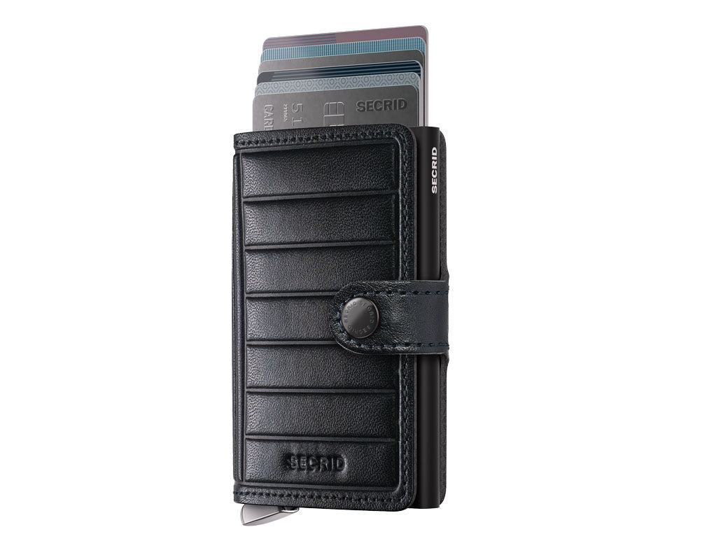 Secrid Miniwallet Emboss Lines kolekcija – luksuzni novčanici s reljefnim uzorcima i RFID zaštitom