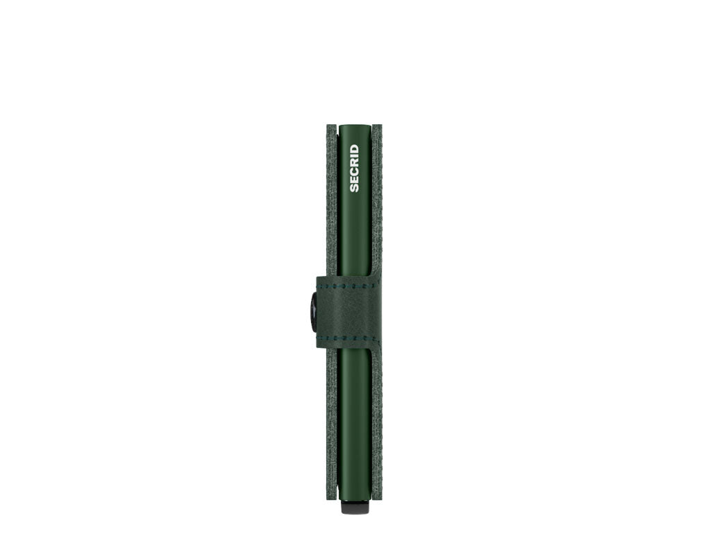 Secrid Miniwallet Original Green – pametni novčanik od glatke zelene kože s RFID zaštitom