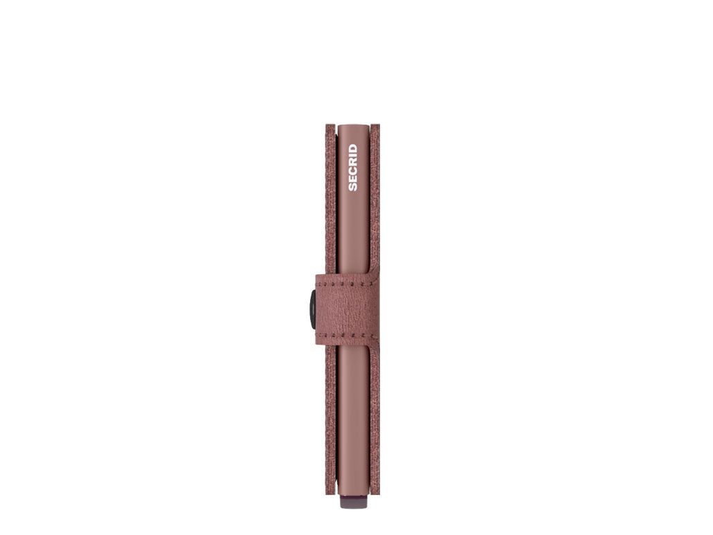 Secrid Miniwallet Vintage Mauve – suptilna sivo-ljubičasta boja s karakterističnim starinskim dojmom